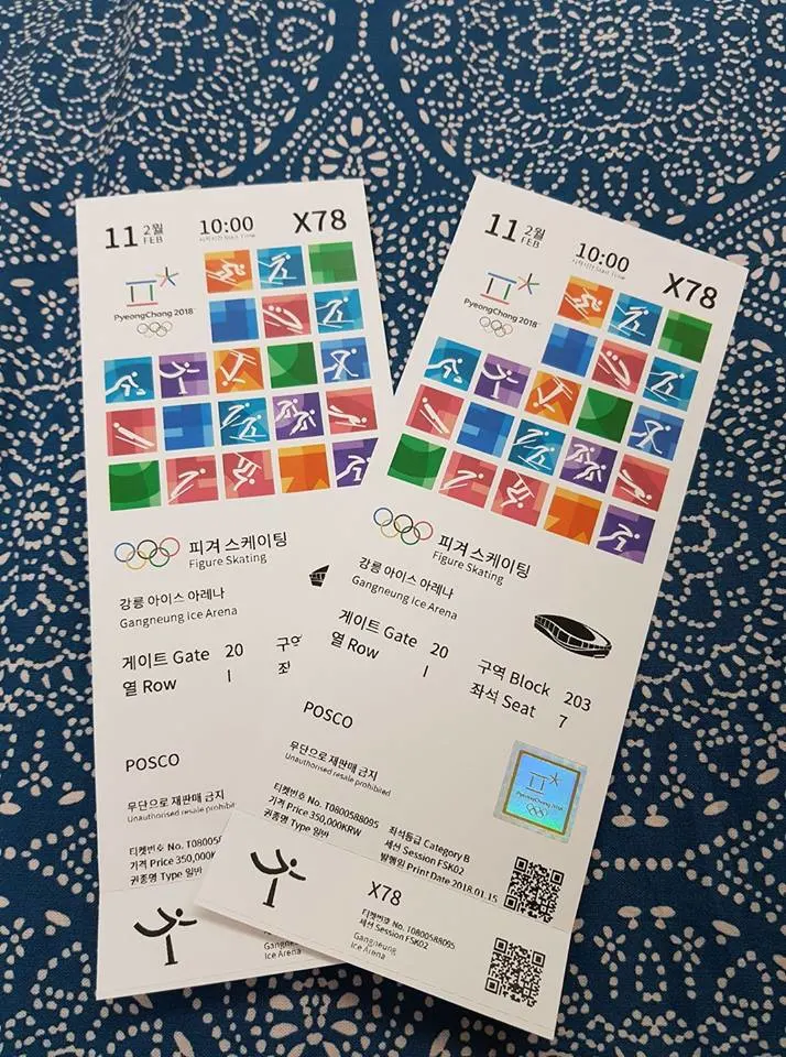 Pyeongchang Winter Olympics Tickets