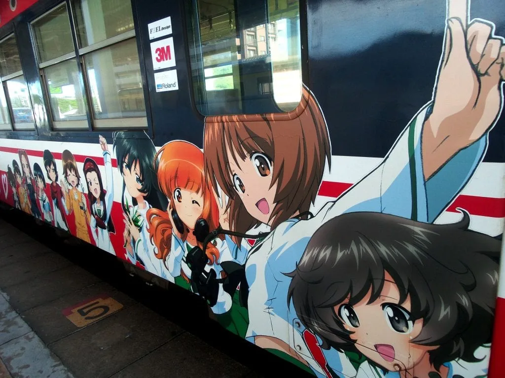 tokyo anime train