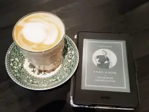 Book and coffee