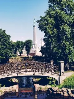 Riga park bridge