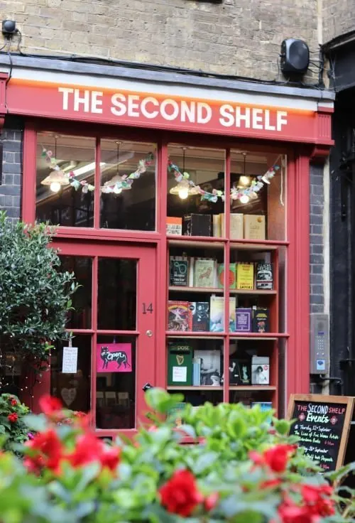 the second shelf bookshop london