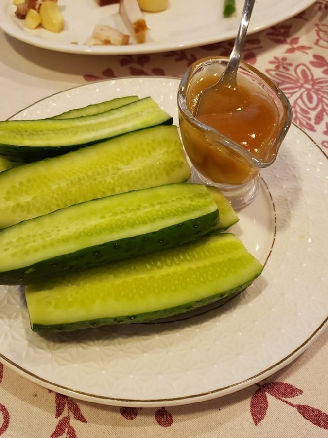 cucumbers with honey
