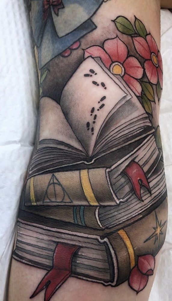 books tattoos