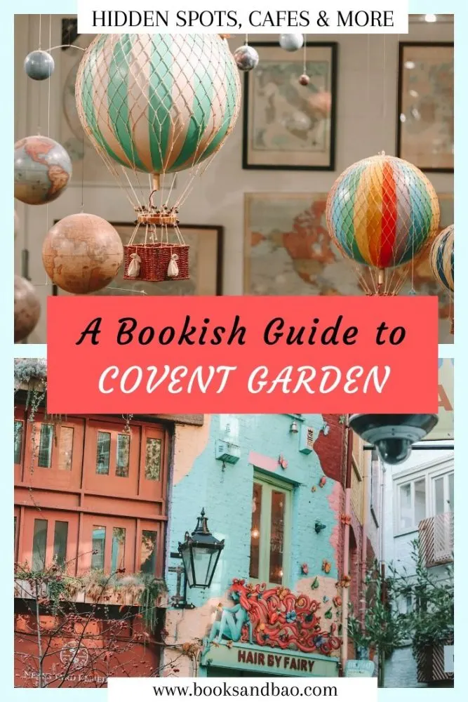 Covent Garden is a haven for bookworms! From secret library bars to cute cafes, & quaint bookshops. Find these & more in our bookish guide to Covent Garden! #literarytravel #london #citybreak #placestotravel #bookworms #giftideas #uk #books #reading #citylife #bookish #coventgarden #instagrammable 