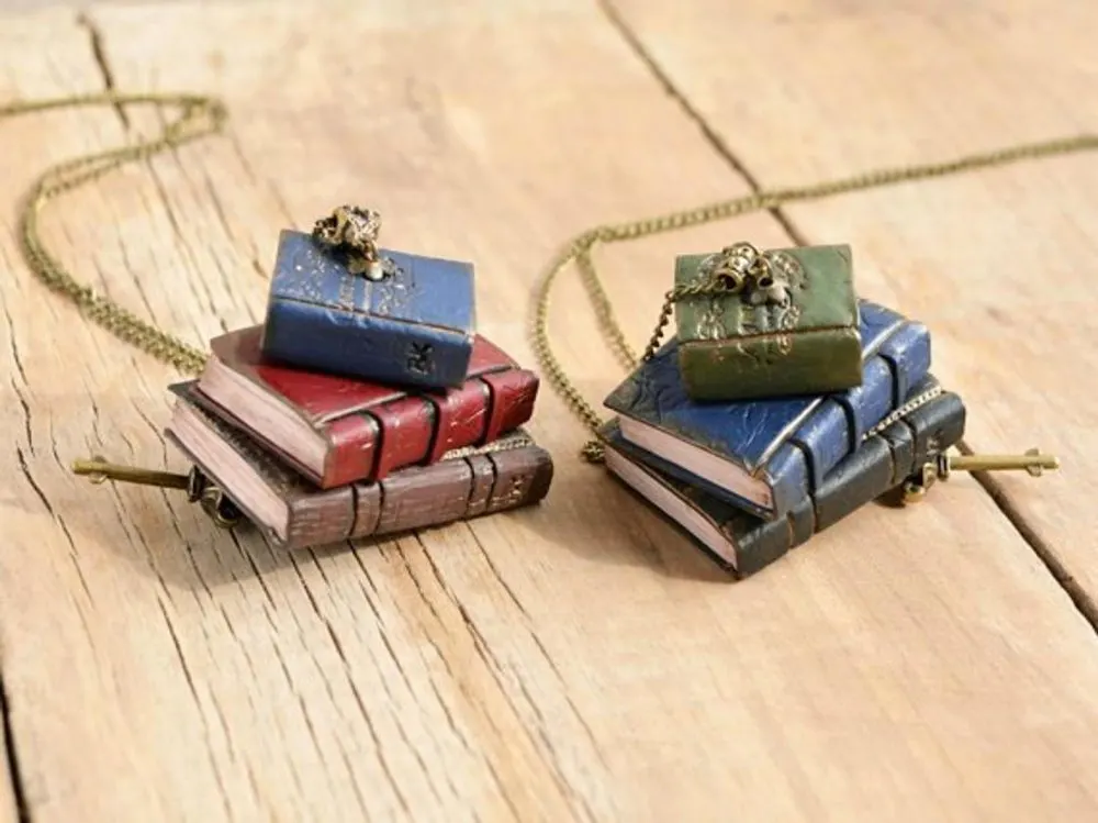 library-necklace