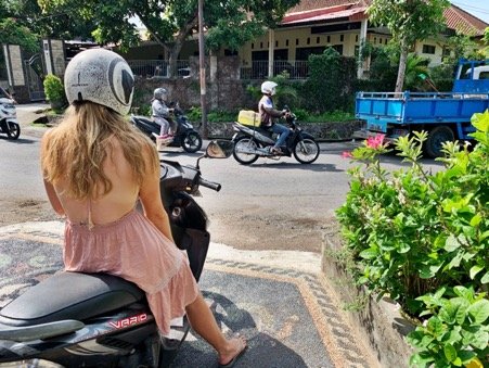 Canggu Bali scooter