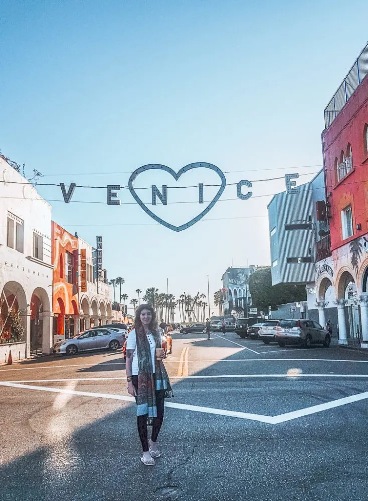 venice beach sign