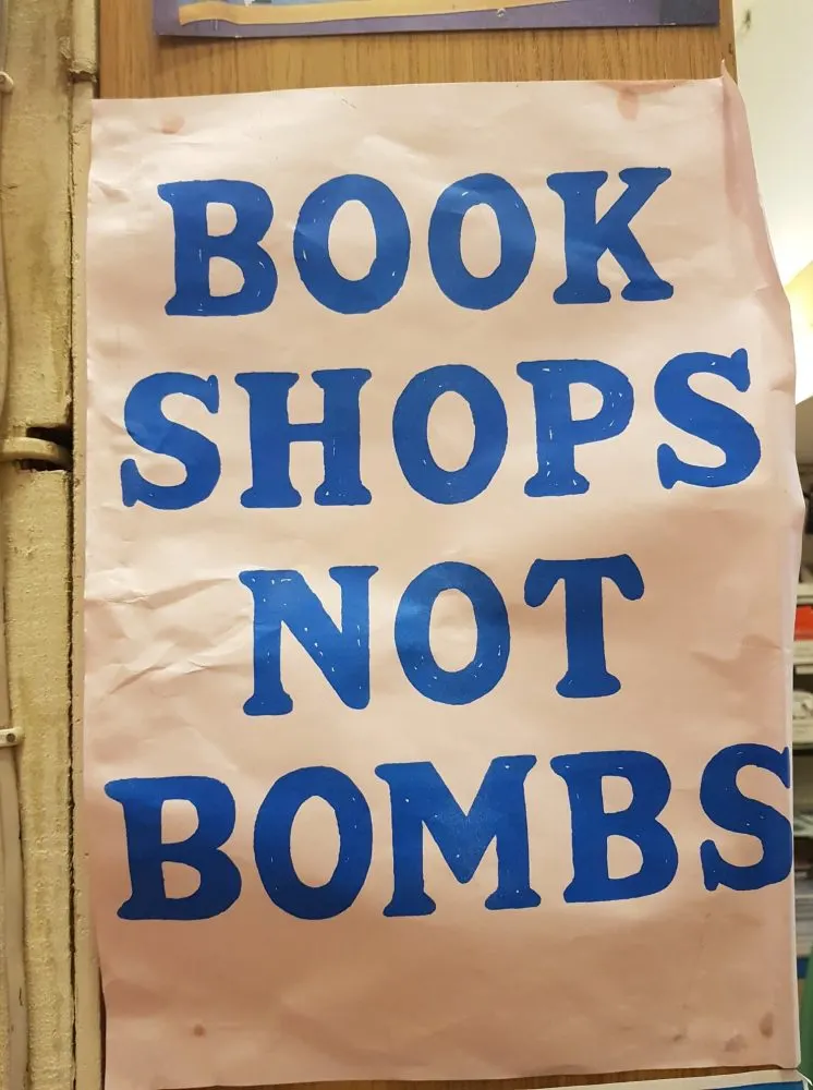 bookshops not bombs