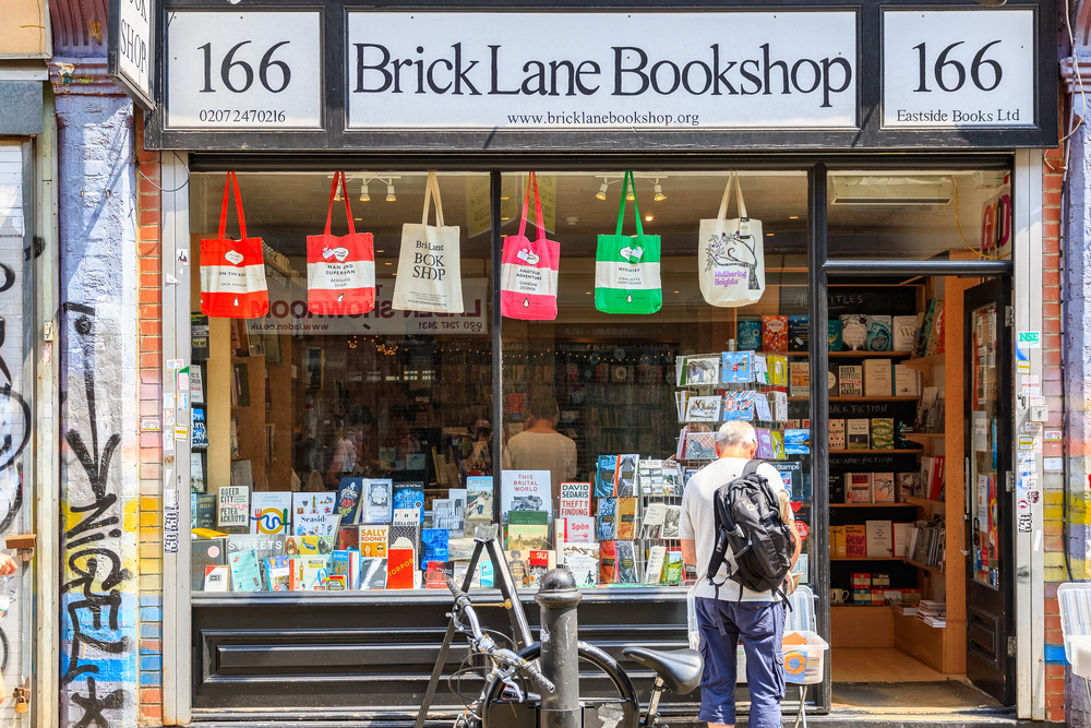 Brick lane bookshops shoreditch london