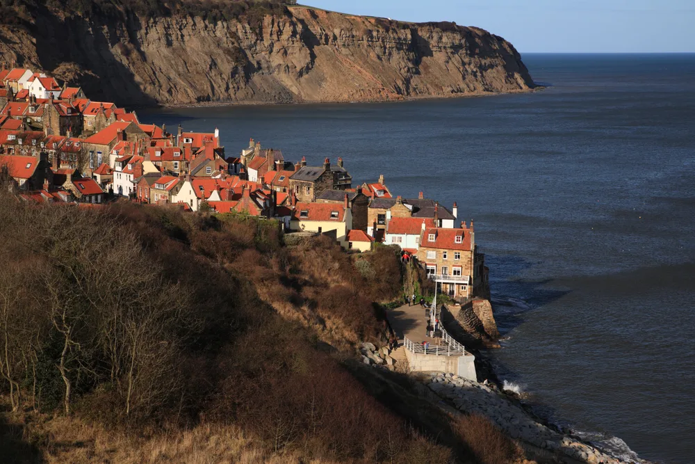 Robin Hoods Bay view yorkshire