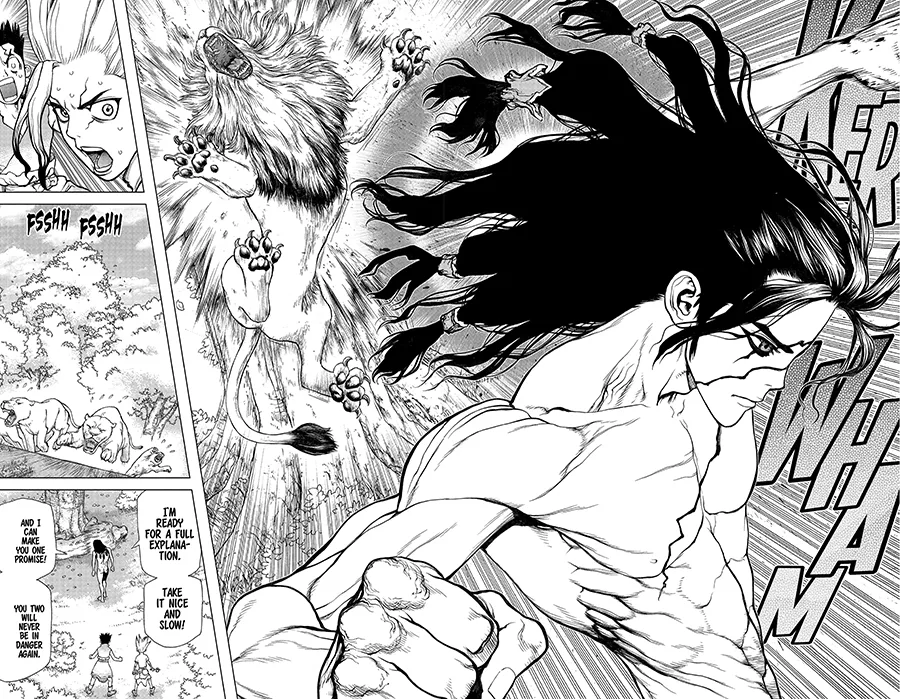 dr stone manga art