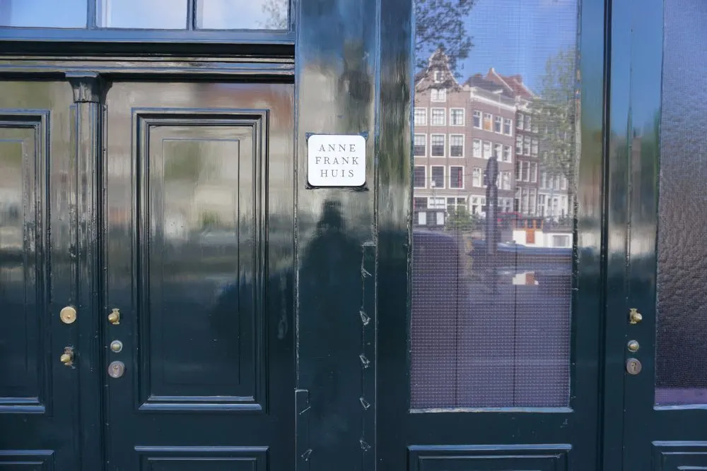 anne frank house door