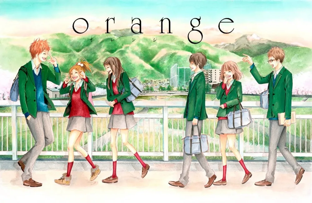 orange manga art