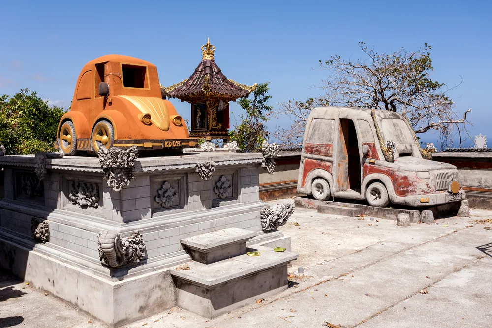 Famous Hindu Car Temple, Nusa Penida, Bali, Indonesia