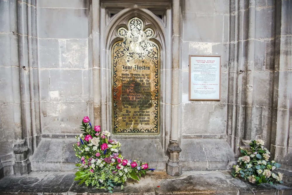 winchester jane austen grave