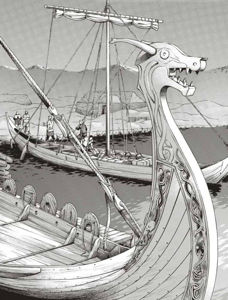 vinland saga viking ships