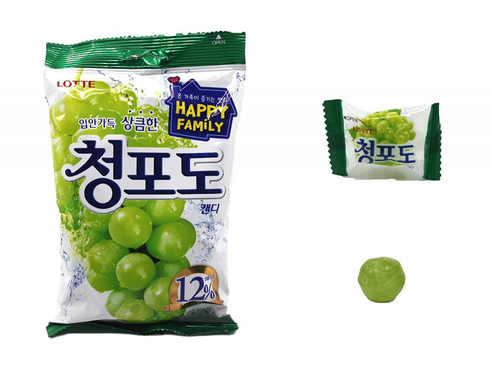lotte korean grape sweets