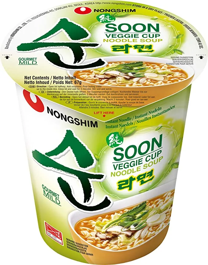 Nongshim Soon Vegetable Ramen